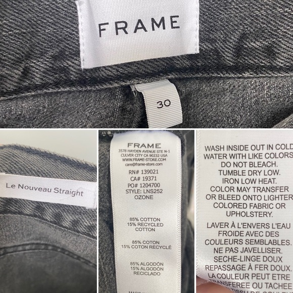 Frame Denim High Rise Gray Jeans - Picture 10 of 10